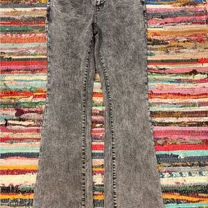Women's Gray Flared Jeans